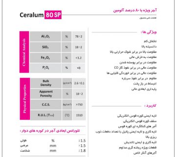 آجر ویژه با ۸۰ درصد آلومین